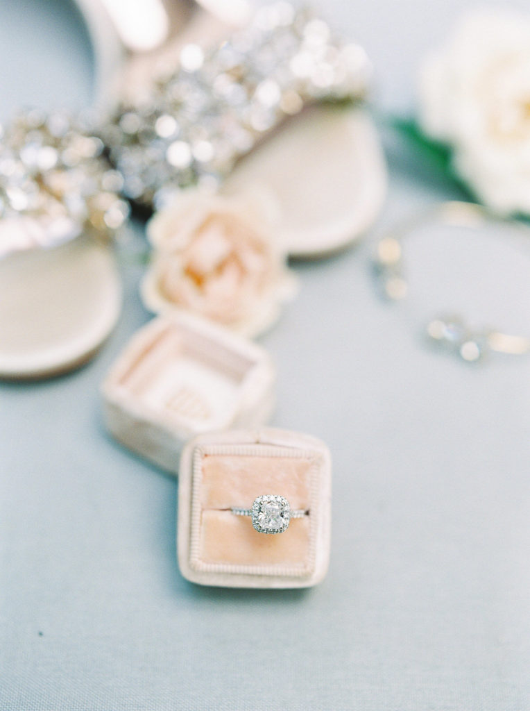 wedding ring detail shot